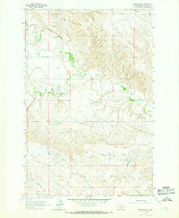 Download a high-resolution, GPS-compatible USGS topo map for Breed Spring, MT (1966 edition)