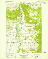 Download a high-resolution, GPS-compatible USGS topo map for Brisbin, MT (1953 edition)