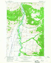 Download a high-resolution, GPS-compatible USGS topo map for Brisbin, MT (1967 edition)
