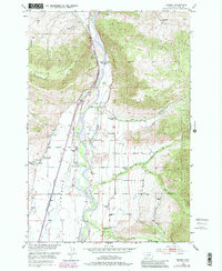 Download a high-resolution, GPS-compatible USGS topo map for Brisbin, MT (1981 edition)