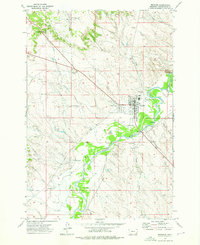 Download a high-resolution, GPS-compatible USGS topo map for Broadus, MT (1976 edition)
