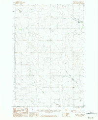 Download a high-resolution, GPS-compatible USGS topo map for Brockway NE, MT (1983 edition)