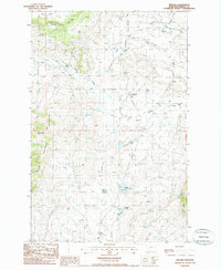 Download a high-resolution, GPS-compatible USGS topo map for Brooks, MT (1986 edition)