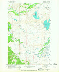 Download a high-resolution, GPS-compatible USGS topo map for Browns Lake, MT (1967 edition)