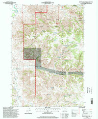 Download a high-resolution, GPS-compatible USGS topo map for Browns Mountain, MT (1998 edition)