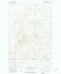 Download a high-resolution, GPS-compatible USGS topo map for Brush Mountain, MT (1977 edition)
