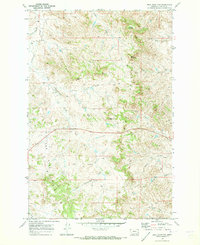 Download a high-resolution, GPS-compatible USGS topo map for Buck Mountain, MT (1973 edition)