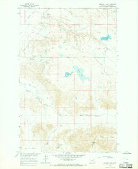 Download a high-resolution, GPS-compatible USGS topo map for Buckley Lake, MT (1969 edition)