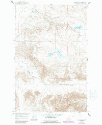 Download a high-resolution, GPS-compatible USGS topo map for Buckley Lake, MT (1988 edition)
