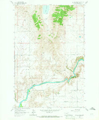 Download a high-resolution, GPS-compatible USGS topo map for Buffalo Bridge, MT (1966 edition)