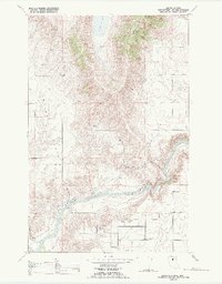 Download a high-resolution, GPS-compatible USGS topo map for Buffalo Bridge, MT (1964 edition)