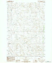 Download a high-resolution, GPS-compatible USGS topo map for Buffalo Creek SE, MT (1983 edition)