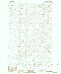 Download a high-resolution, GPS-compatible USGS topo map for Buffalo Creek, MT (1983 edition)