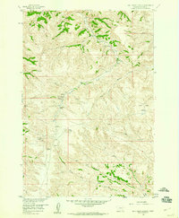 Download a high-resolution, GPS-compatible USGS topo map for Bull Creek Lookout, MT (1960 edition)