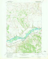Download a high-resolution, GPS-compatible USGS topo map for Bull Mountain, MT (1971 edition)