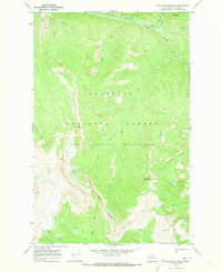 Download a high-resolution, GPS-compatible USGS topo map for Bungalow Mountain, MT (1973 edition)