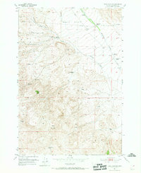 Download a high-resolution, GPS-compatible USGS topo map for Burns Mountain, MT (1969 edition)