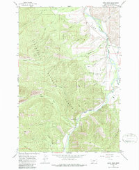 Download a high-resolution, GPS-compatible USGS topo map for Burnt Ridge, MT (1986 edition)