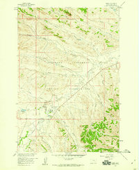 Download a high-resolution, GPS-compatible USGS topo map for Busby, MT (1960 edition)