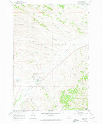 Download a high-resolution, GPS-compatible USGS topo map for Busby, MT (1974 edition)