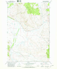 Download a high-resolution, GPS-compatible USGS topo map for Butch Hill, MT (1979 edition)