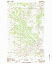 Download a high-resolution, GPS-compatible USGS topo map for Butch Reservoir, MT (1985 edition)