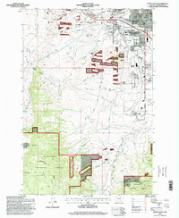 Download a high-resolution, GPS-compatible USGS topo map for Butte South, MT (1998 edition)