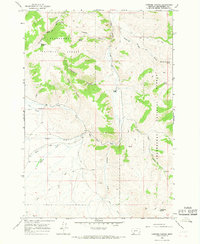 Download a high-resolution, GPS-compatible USGS topo map for Caboose Canyon, MT (1968 edition)