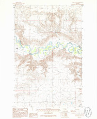Download a high-resolution, GPS-compatible USGS topo map for Cactus Flat, MT (1986 edition)