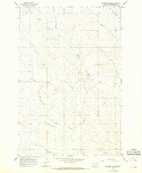 Download a high-resolution, GPS-compatible USGS topo map for Calamity Coulee, MT (1968 edition)