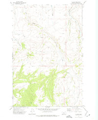 Download a high-resolution, GPS-compatible USGS topo map for Calvert, MT (1975 edition)