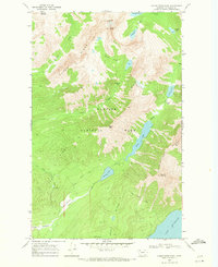 Download a high-resolution, GPS-compatible USGS topo map for Camas Ridge East, MT (1971 edition)
