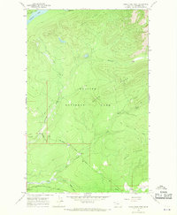 Download a high-resolution, GPS-compatible USGS topo map for Camas Ridge West, MT (1970 edition)