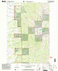 Download a high-resolution, GPS-compatible USGS topo map for Campfire Lake, MT (2005 edition)