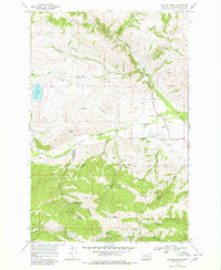 Download a high-resolution, GPS-compatible USGS topo map for Canyon Creek, MT (1980 edition)