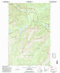 Download a high-resolution, GPS-compatible USGS topo map for Capitol Mountain, MT (1996 edition)