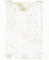 Download a high-resolution, GPS-compatible USGS topo map for Capitol NW, MT (1980 edition)