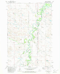 Download a high-resolution, GPS-compatible USGS topo map for Capitol, MT (1980 edition)