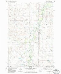 Download a high-resolution, GPS-compatible USGS topo map for Capitol, MT (1986 edition)