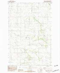 Download a high-resolution, GPS-compatible USGS topo map for Carda Coulee, MT (1983 edition)