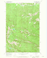 preview thumbnail of historical topo map of Missoula County, MT in 1967