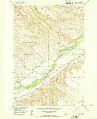 Download a high-resolution, GPS-compatible USGS topo map for Carney, MT (1953 edition)