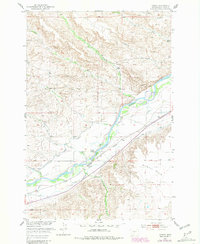 Download a high-resolution, GPS-compatible USGS topo map for Carney, MT (1981 edition)