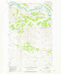 Download a high-resolution, GPS-compatible USGS topo map for Carter Coulee, MT (1976 edition)