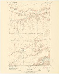 Download a high-resolution, GPS-compatible USGS topo map for Carter, MT (1954 edition)