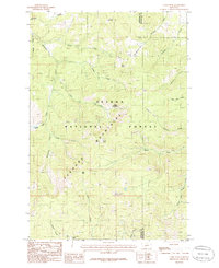 Download a high-resolution, GPS-compatible USGS topo map for Casey Peak, MT (1986 edition)