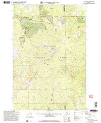 Download a high-resolution, GPS-compatible USGS topo map for Casey Peak, MT (2004 edition)