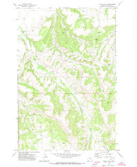 Download a high-resolution, GPS-compatible USGS topo map for Castle Butte, MT (1973 edition)