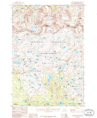 preview thumbnail of historical topo map of Carbon County, MT in 1986