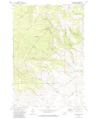 Download a high-resolution, GPS-compatible USGS topo map for Castle Town, MT (1986 edition)